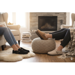 Chaussons Femme Hiver Sabots d’Intérieur Fourrés