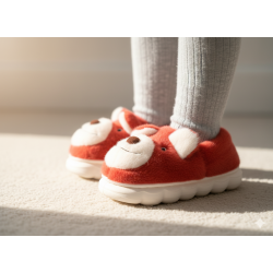 Pantoufles Enfant Animaux 3D Ultra Douces
