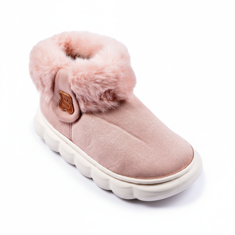 Pantoufles Bottines Fille Chaudes et Légères