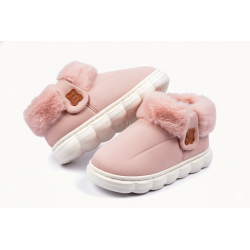 Pantoufles Bottines Fille Chaudes et Légères