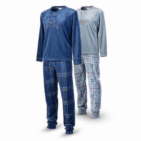Pyjama Homme Hiver Polaire Doux