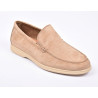 Mocassins Homme Premium Suédine Microfibre Effet Velours Slip-On Confort Semelle Antidérapante Amovible Mémoire de Forme