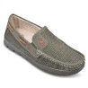 Mocassins Homme Microperforés Confort Été Semelle Crantée Antidérapante Chaussures Slip-On Style Casual Respirant Broderie