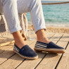 Espadrilles homme elegantes en toile ou aspect suédine semelle corde style jute et caoutchouc slip on ete chic decontracte