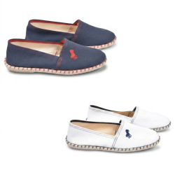 Espadrilles Homme Made in Espagne Toile Coton Semelle Corde Style Traditionnel Chaussures Été Confortables Slip-On Respirantes