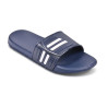 Claquettes Homme Piscine Sport Ajustables Scratch Lot de 2 Paires Noir et Bleu Marine Semelle Antidérapante Confort Été Plage