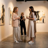 OZABI Baskets Mode Femme - Sneakers Étoile Appliquée, Tige Glitter & Simili Cuir, Semelle Plateforme, Coloris Argent ou Or,