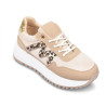 OZABI Baskets Runner Femme - Sneakers Sportswear Tige Mesh & Simili Cuir, Semelle EVA Crantée, Logo W Signature