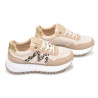 OZABI Baskets Runner Femme - Sneakers Sportswear Tige Mesh & Simili Cuir, Semelle EVA Crantée, Logo W Signature