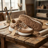 OZABI Baskets Runner Femme - Sneakers Sportswear Tige Mesh & Simili Cuir, Semelle EVA Crantée, Logo W Signature