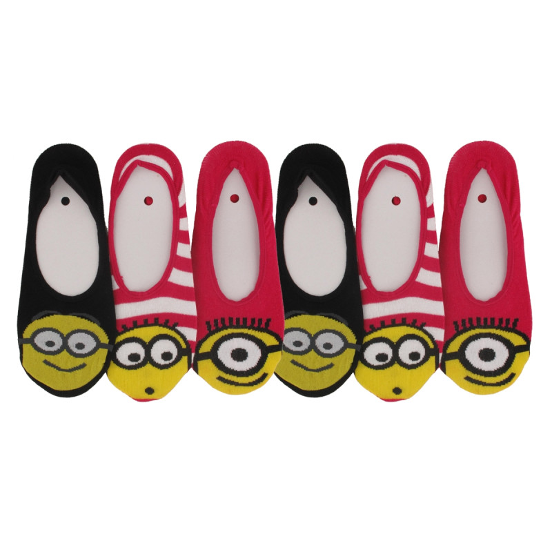 Chaussettes Invisibles Femme Les Minions Lot de 6