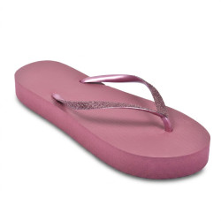 OZABI Tong Femme Compensée Glitter Interdigitale - Plateforme, Bride Pailletée, 3 Coloris dont Léopard, Beige et Grenat, 36 à 41