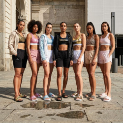 KAPPA Claquette Femme Piscine Vestiaire - Logo Embossé, Semelle EVA Ultra-Légère, 7 Coloris Glitter Glossy Léopard, Tailles 36 à