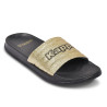 KAPPA Claquette Femme Piscine Vestiaire - Logo Embossé, Semelle EVA Ultra-Légère, 7 Coloris Glitter Glossy Léopard, Tailles 36 à