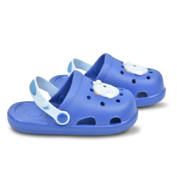 OZABI Pack 2 Paires Sabots Enfant EVA - Imperméable - Lanière Pivotante - Trous Ventilation - Décoration Fantaisie