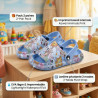 OZABI Pack 2 Paires Sabots Enfant EVA - Imprimé Animaux Kawaii - Lanière Pivotante - Fille Garçon