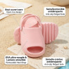 OZABI Sabot Claquette Enfant EVA - Bout Ouvert - Lanière Amovible - Semelle Crantée Antidérapante - Fille Garçon