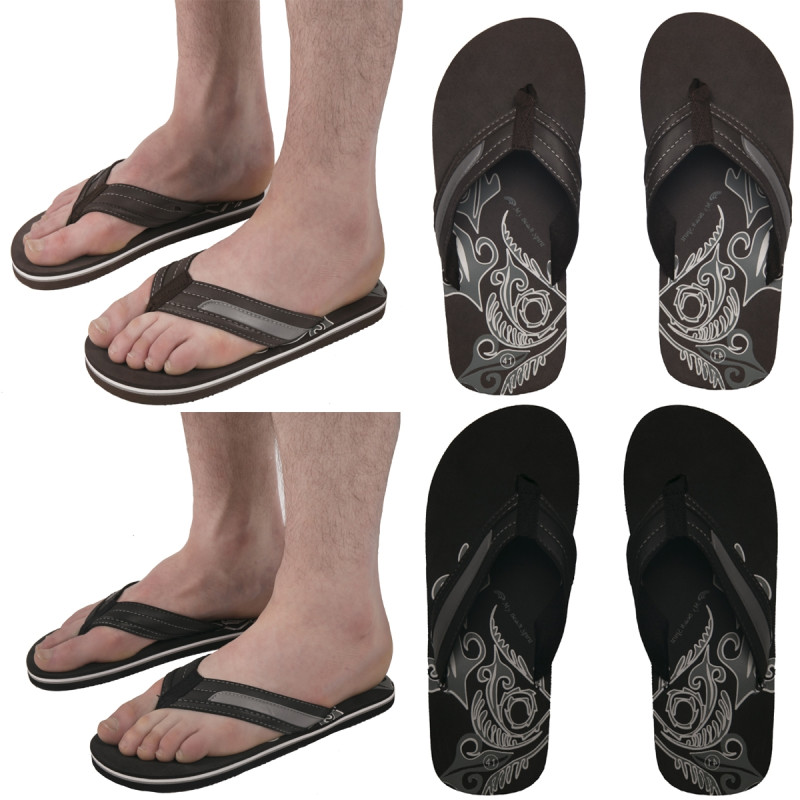 Tongs Homme Lot de 2