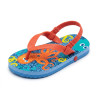 OZABI Tongs Enfant Pack 3 Paires - Motifs Fantaisie - Bande Élastique Maintien - Antidérapant - Fille Garçon - Tailles 24 à 29