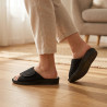 OZABI, Mule Femme Mesh Microperfore Scratch Ajustable Bout Ouvert, Fabriquee en Espagne, Double Respirabilite Tige et Semelle