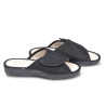 OZABI, Mule Femme Mesh Microperfore Scratch Ajustable Bout Ouvert, Fabriquee en Espagne, Double Respirabilite Tige et Semelle