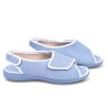 OZABI, Pantoufle Sandale Femme Eponge Double Scratch Bout Ouvert, Fabriquee en Espagne, Semelle Caoutchouc Antiderapante