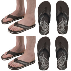 Tongs Homme Lot de 2