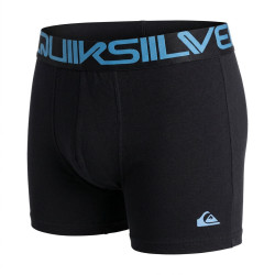 Quiksilver – Lot de 2 Boxers Homme – Comfort Cotton Stretch – Sous-vêtements Confort & Sport – Ceinture Élastique Siglée