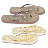 OZABI Pack 2 Paires Tongs Femme Print Sauvage - Semelle Caoutchouc Souple Antidérapante - Imprimé Animalier Intégré Footbed