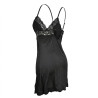 Pack de 2 Nuisettes Femme Satin & Dentelle – Lingerie Nuit Sexy Romantique – Cadeau Saint-Valentin Idéal – Tailles M à XL