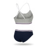 ROXY - Lot 2 Ensembles Lingerie Fille Licence Officielle - Brassière + Culotte 96% Coton Élasthanne - Surf & Beach Style