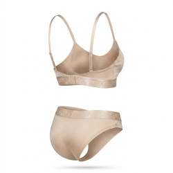 ROXY - Ensemble Lingerie Femme Licence Officielle - Bralette Triangle Coussinée + Culotte - Coton Modal Doux - Plusieurs Coloris
