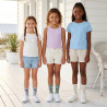 ROXY Chaussettes Fille Quarter Pack de 6 - Coton Respirant
