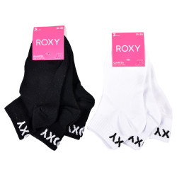 ROXY Chaussettes Fille Quarter Pack de 6 - Coton Respirant