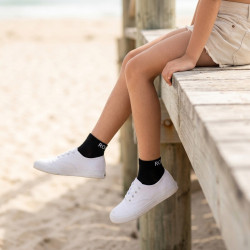 ROXY Chaussettes Fille Quarter Pack de 6 - Coton Respirant