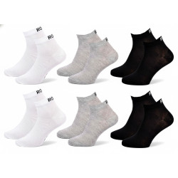 ROXY Chaussettes Fille Quarter Pack de 6 - Coton Respirant
