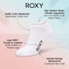 ROXY Chaussettes Fille Sneaker Pack de 6 (Lot) - Coton Respirant, Semelle Éponge Rembourrée, Tige Basse Discrète, Logo Roxy