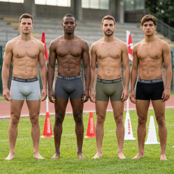 KAPPA Boxers Homme Pack de 4 (Lot) - Coton, Ceinture Siglée, 4 Coloris Assortis, Coffret Cadeau, Tailles M à XXL