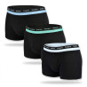 KAPPA Boxers Homme Lot de 3, 100% Coton, Ceinture Élastique Siglée Kappa, Coloris Assortis, Tailles M à XXL