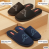 KAPPA Pantoufles Mules Homme Pack 2 Paires Logo Omini Tige Moletonnee Semelle Mousse