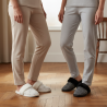 CXL by Christian Lacroix Pantoufles Mules Femme Pack 2 Paires Col Fourrure Tige Chinée Tweed