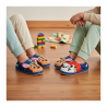 OZABI Pack 2 Paires Chaussons Enfant Pat Patrouille Fourrés Doublure Éponge Semelle Antidérapante ABS