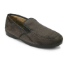 OZABI Charentaises Homme Fabriquées en Espagne, Tige Microfibre Toucher Velours Doux, Doublure Feutrine, Semelle Caoutchouc Anti