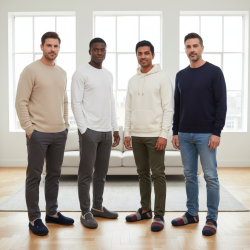 OZABI Pantoufles Charentaises Fantaisie Homme Fabriquées en Espagne, Semelle Intérieure Amovible, Semelle Caoutchouc