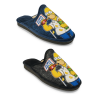 OZABI Pack de 2 Paires de Pantoufles Mules Homme Fantaisie Motif Dessin Animé, Fabriquées en Espagne, Semelle Mousse