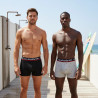 QUIKSILVER Licence Officielle Boxers Homme Pack de 4, 2 Coffrets Cadeau, Coton Stretch, Ceinture Logotée