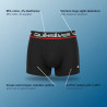 QUIKSILVER Licence Officielle Boxers Homme Pack de 4, 2 Coffrets Cadeau, Coton Stretch, Ceinture Logotée
