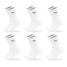 PUMA Chaussettes Mixte Regular Crew Pack de 6 Paires (Lot) - Coton Doux, Talon Cousu, Semelle Rembourrée