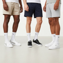 PUMA Chaussettes Mixte Regular Crew Pack de 6 Paires (Lot) - Coton Doux, Talon Cousu, Semelle Rembourrée