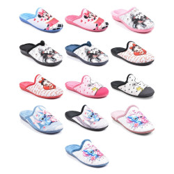 OZABI Pantoufles Mules Femme Fabriquées en Espagne, Photoprint Dessins Animés Mickey, Minnie, Snoopy, Stitch, Betty Boop, Semell